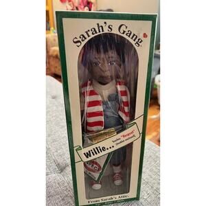 Vintage Sarah's Attic Gang Willie Teaches Respect 11” Doll 1996-Box Damage